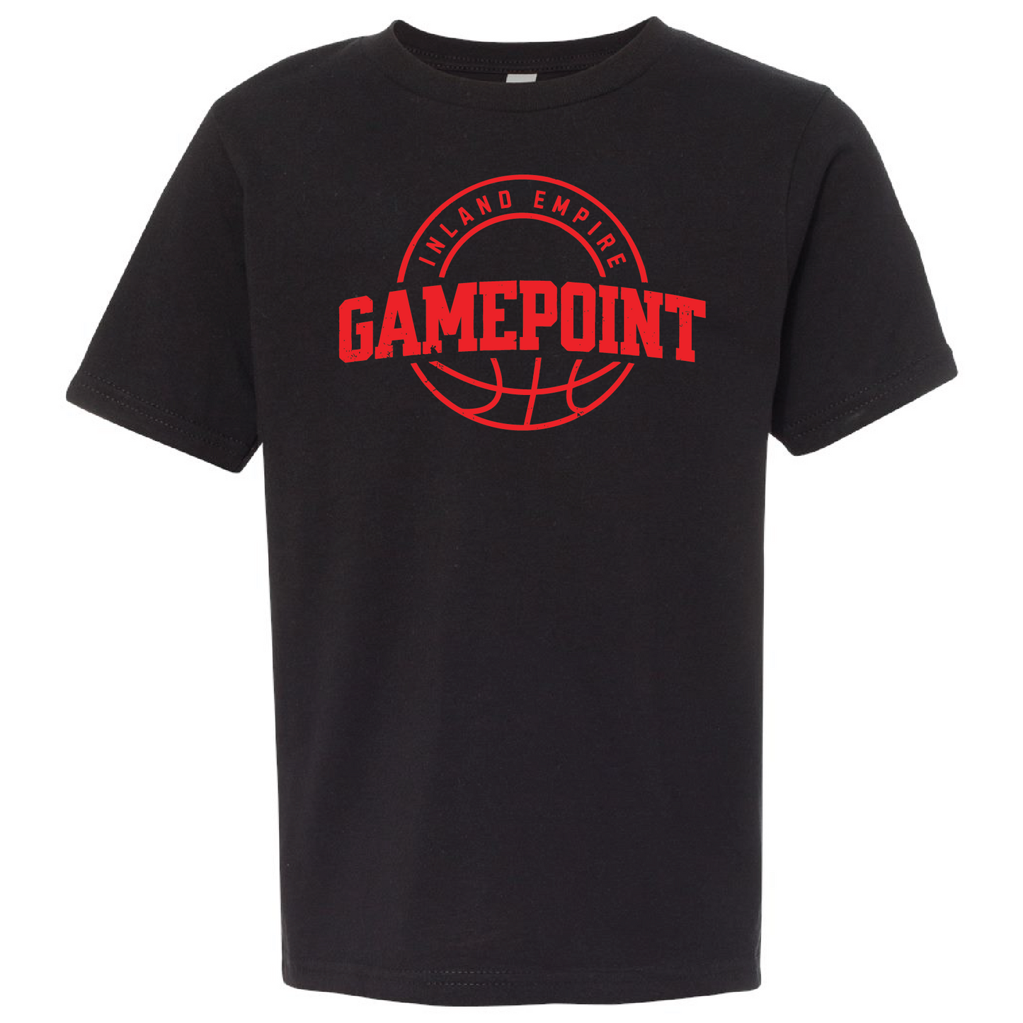 Youth Black Vintage Gamepoint T-Shirt