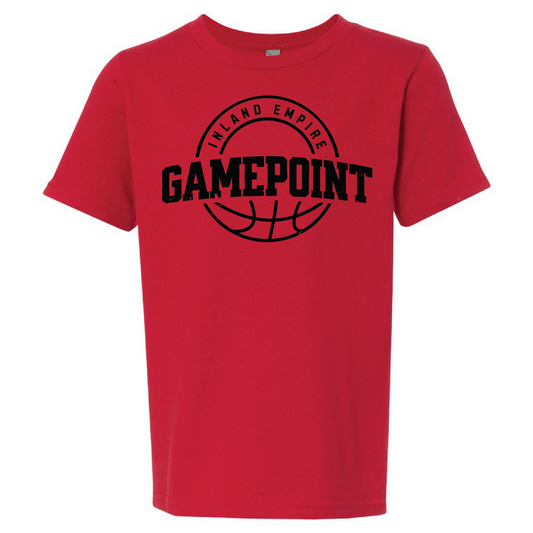 Youth Red Vintage Gamepoint T-Shirt